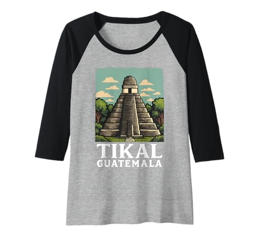 Damen Guatemala Tikal Chapin Atitlan Maya Retro Guate Quetzal 502 Raglan Damen Guatemala Tikal Chapin Atitlan Maya Retro Guate Quetzal 502 Raglan von Tikal 502 Apparel
