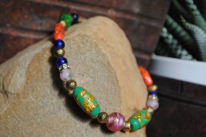 Glasperlen Armband von TikasTrinkets