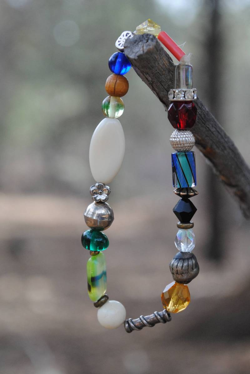 Spaß, Bunt, Dehnbar Perlenarmband von TikasTrinkets