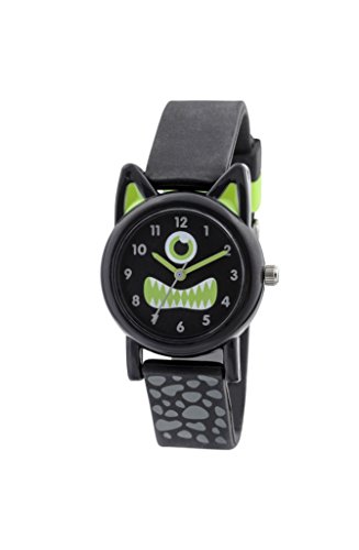 Tikkers Kinder Analog Quarz Uhr mit Silikon Armband TK0097 von Tikkers