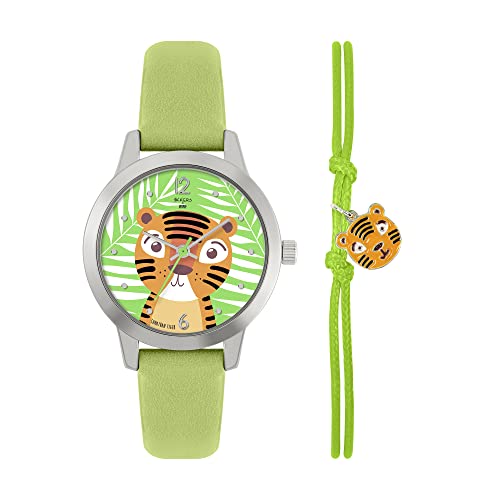 Tikkers Unisex Kinder Analog Quarz Uhr mit Polyurethan Armband TKWWF003-SET von Tikkers