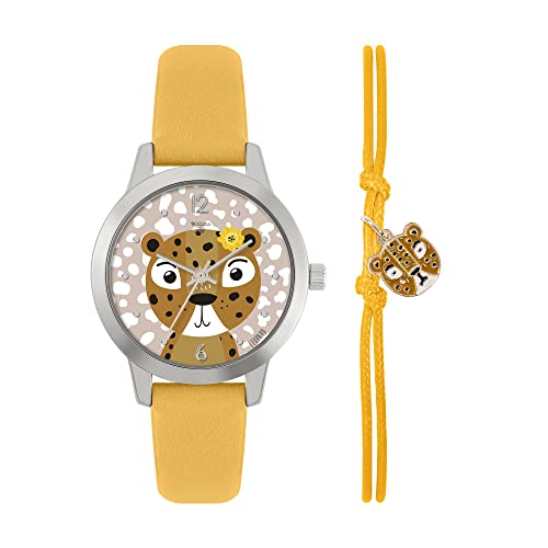 Tikkers Unisex Kinder Analog Quarz Uhr mit Polyurethan Armband TKWWF005-SET von Tikkers