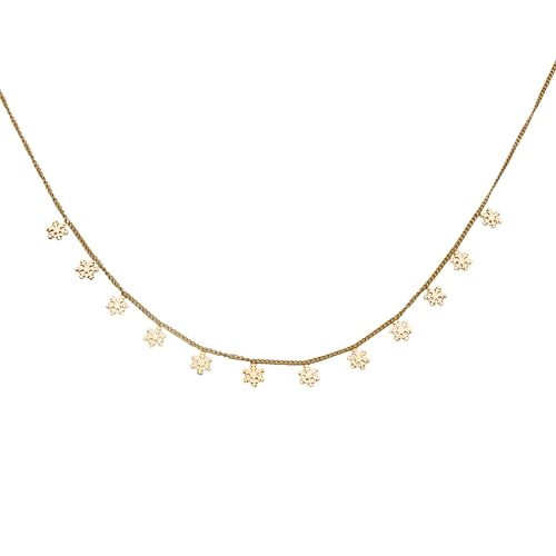 Tiklife Damen Halskette Anhänger Damen Schmuck Herz Anhänger Buchstaben Halskette Verschiedene Designs Ideal als Geschenk für Frauen und Mädchen Perfekt für Feiertage (Ne-35) von Tiklife