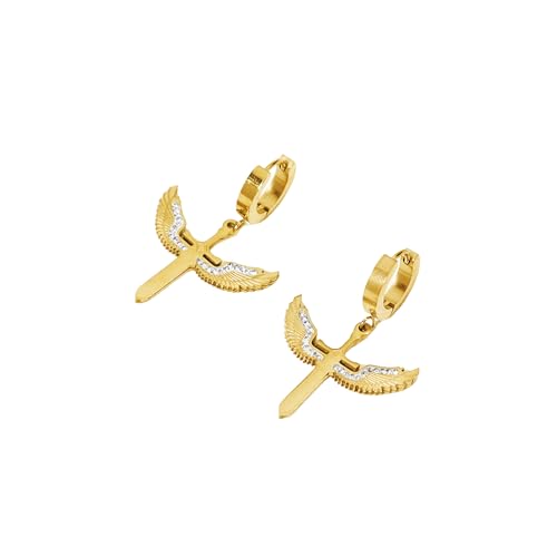 Tiklife Ohrringe Damen Goldene Ohrstecker Schmuck Kreative Ohrstecker Designs Hypoallergen Mit Eleganter Geschenkbox für Mädchen und Frauen (Ea-02) von Tiklife