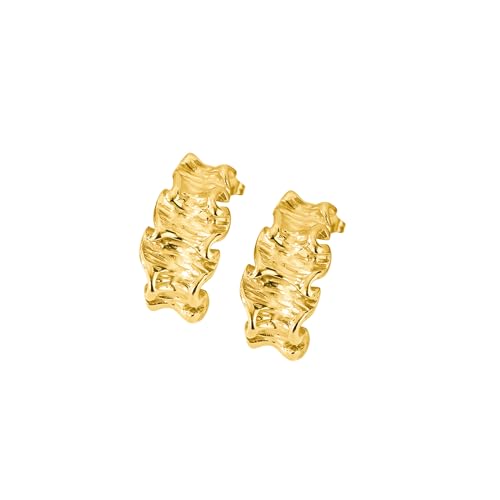 Tiklife Ohrringe Damen Goldene Ohrstecker Schmuck Kreative Ohrstecker Designs Hypoallergen Mit Eleganter Geschenkbox für Mädchen und Frauen (Ea-05) von Tiklife