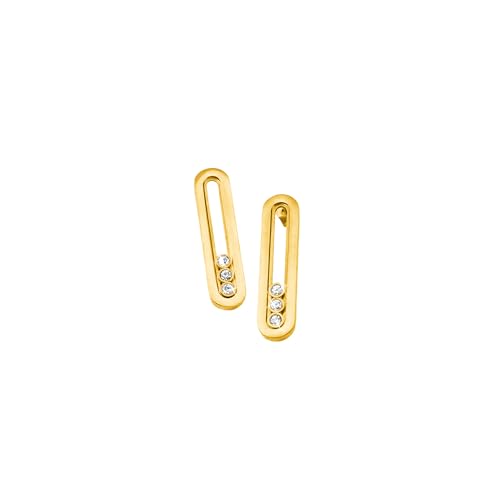 Tiklife Ohrringe Damen Goldene Ohrstecker Schmuck Kreative Ohrstecker Designs Hypoallergen Mit Eleganter Geschenkbox für Mädchen und Frauen (Ea-31) von Tiklife