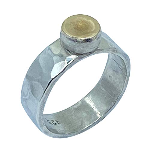 Tiljon Bicolor Ring mit hohem Ringkopf RingSize 62 (19.7) von Tiljon