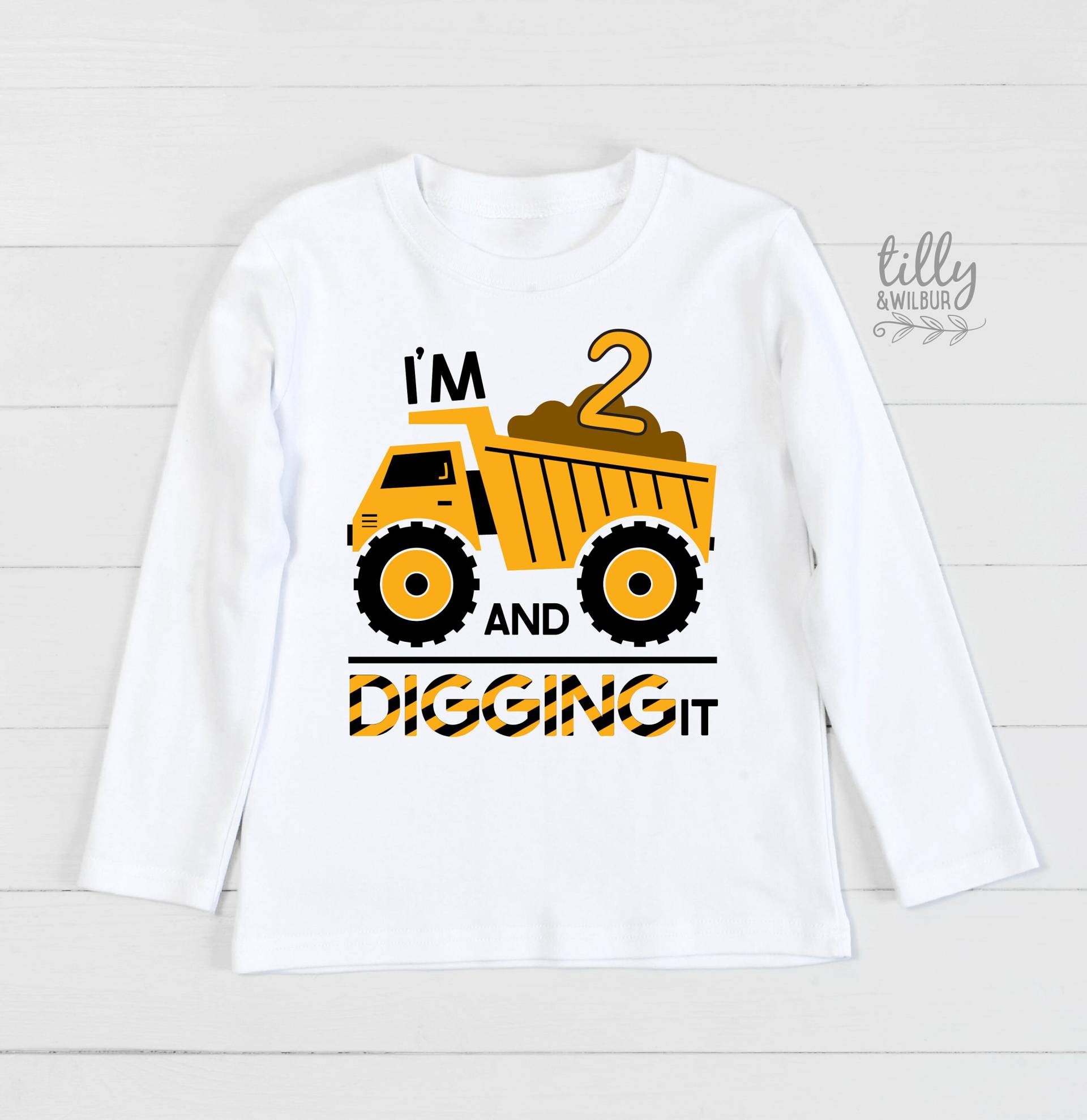 Ich Bin Zwei Und Graben Es T-Shirt, Ich Geburtstag 2.geburtstag 2.2.geburtstag Geburtstagsgeschenk, Junge 2 Ich Bin Zwei Und Graben Es T-Shirt, Ich Geburtstag 2.geburtstag 2.2.geburtstag Geburtstagsgeschenk, Junge 2 von TillyAndWilbur
