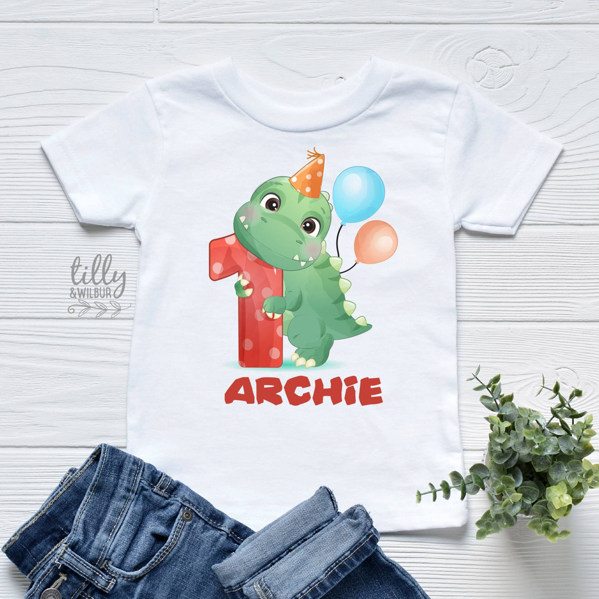 Personalisiertes T-Shirt Oder Bodysuit Zum 1 Erstes Geburtstagsgeschenk | 1.geburtstag Personalisiertes T-Shirt Oder Bodysuit Zum 1 Erstes Geburtstagsgeschenk | 1.geburtstag von TillyAndWilbur