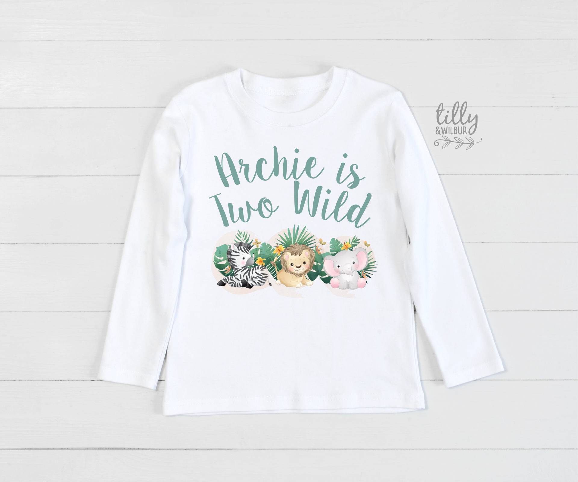 Zwei Wilde Personalisierte Geburtstag T-Shirt, Geburtstag, 2 Jahre Altes Geschenk, Zweiter Geburtstagsgeschenk, 2.geburtstagsgeschenk, 2.geburtstag Zwei Wilde Personalisierte Geburtstag T-Shirt, Geburtstag, 2 Jahre Altes Geschenk, Zweiter Geburtstagsgeschenk, 2.geburtstagsgeschenk, 2.geburtstag von TillyAndWilbur
