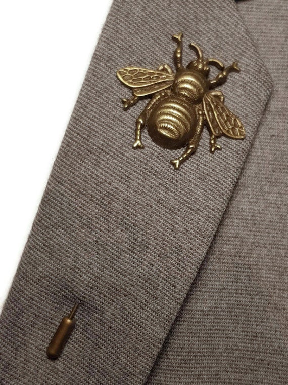Bienen Anstecknadel, Bronzefarben Insekt Brosche, Hut & Schal Accessoire Bienen Anstecknadel, Bronzefarben Insekt Brosche, Hut & Schal Accessoire von TiltedTrinketDesigns