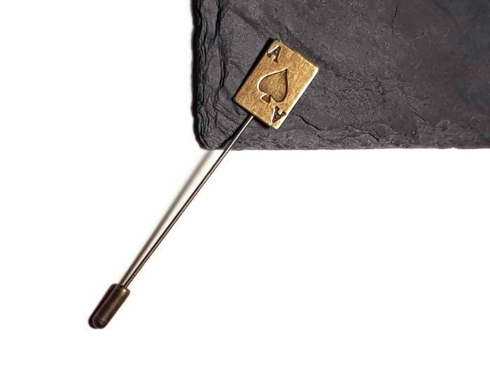 Bronze Ace Of Spades Anstecknadel Poker Spieler Geschenk Bronze Ace Of Spades Anstecknadel Poker Spieler Geschenk von TiltedTrinketDesigns