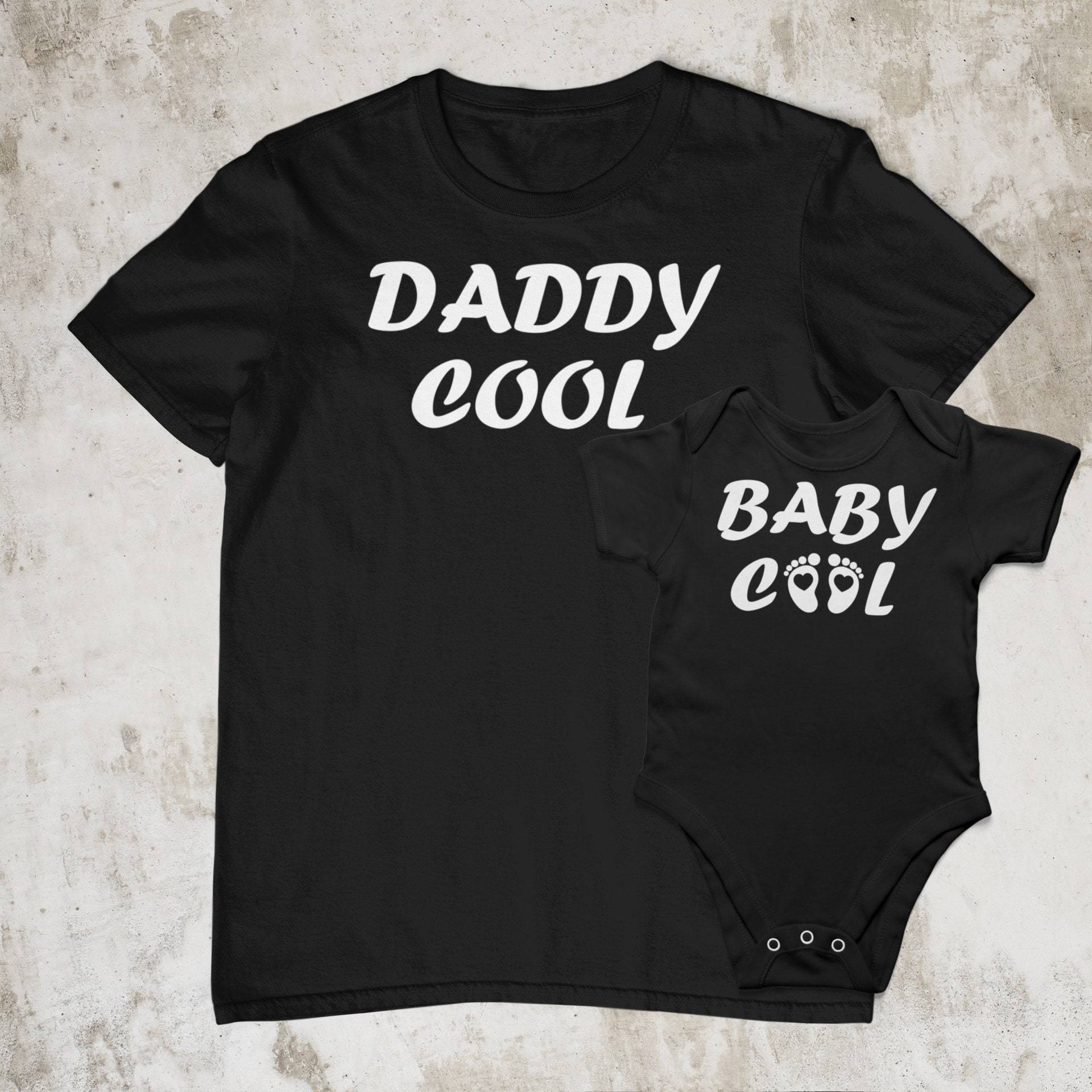 Baby Cool Daddy Family Shirts Geschenk Für Papa Kleinkind Kinder Passende T-Shirt Body Vater Sohn Tochter Vatertag von TimaShopDesigns