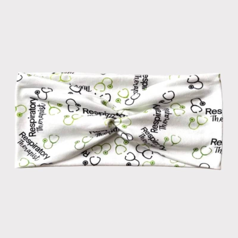 Atemtherapie Stirnband, Extra Breites Arzt Apotheke Knöpfe Krankenschwester Stirnband von TimasHeadbands