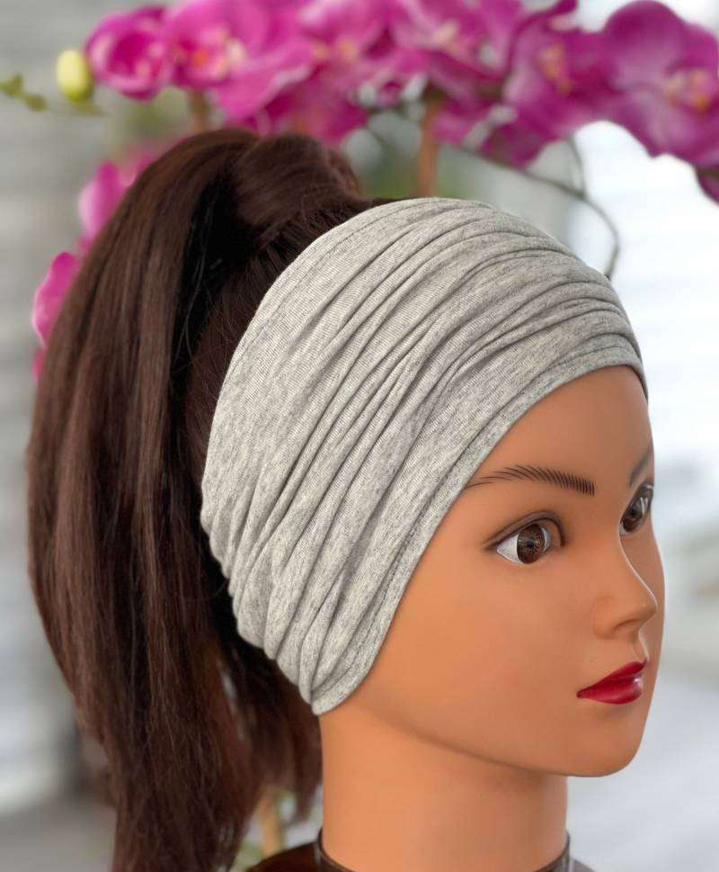 Heather Grey Scrunch Stirnband, Krankenschwester Extra Breites Laufendes Workout Herren Frauen Stirnband Heather Grey Scrunch Stirnband, Krankenschwester Extra Breites Laufendes Workout Herren Frauen Stirnband von TimasHeadbands