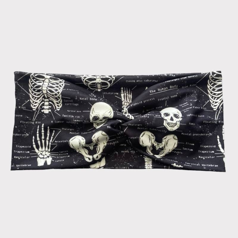 Knochen Stirnband, Breites Rankenhaarband, Extra Krankenschwester Stirnband von TimasHeadbands