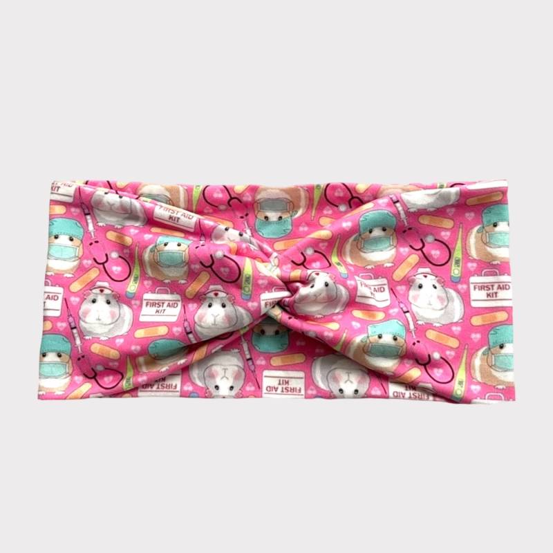 Krankenschwester Meerschweinchen Stirnband, Doktor Extra Breites Tasten Gesundheitswesen von TimasHeadbands