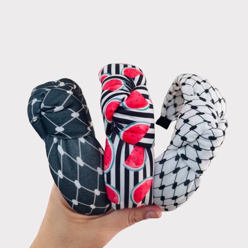 Kufiya Stirnband, Palästina Knoten Mädchen Frauen Stirnband von TimasHeadbands