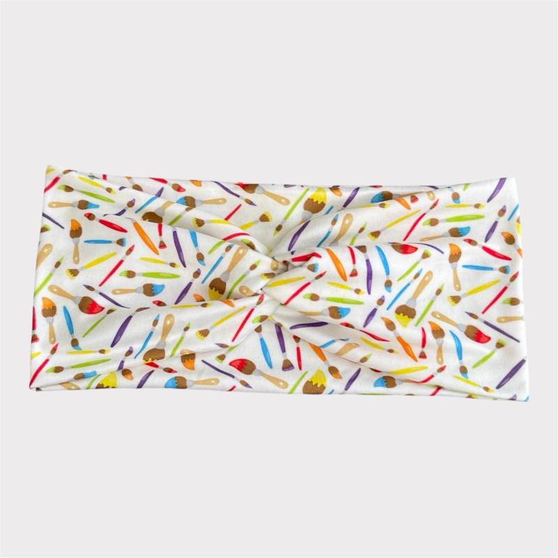 Kunstlehrer Stirnband, Knoten Krawatte Turban Mädchen Kinder Geschenk Stirnband von TimasHeadbands