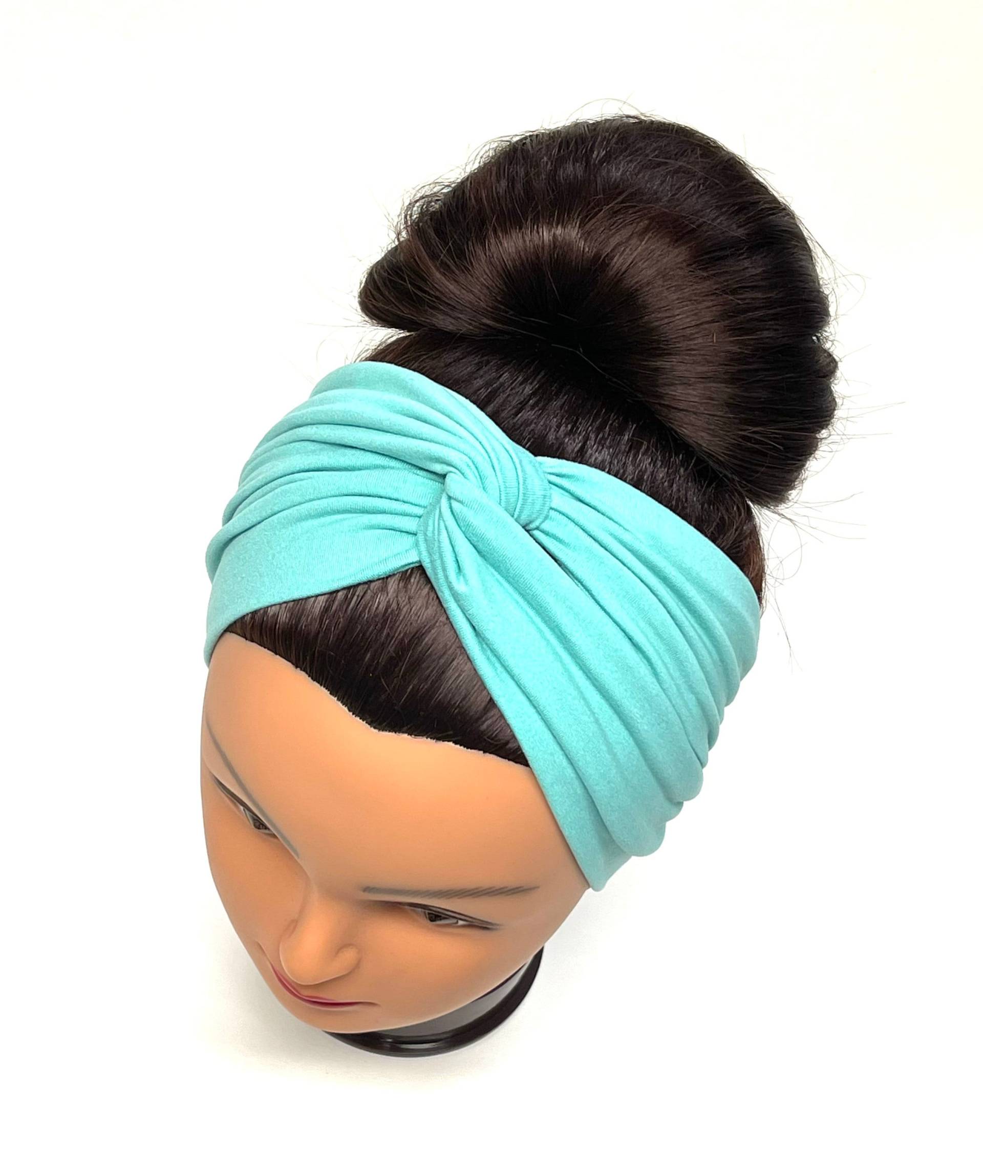 Mint Turban Stirnband, Extra Breites Krankenschwester Pflegeheim Knöpfe Stirnbänder von TimasHeadbands