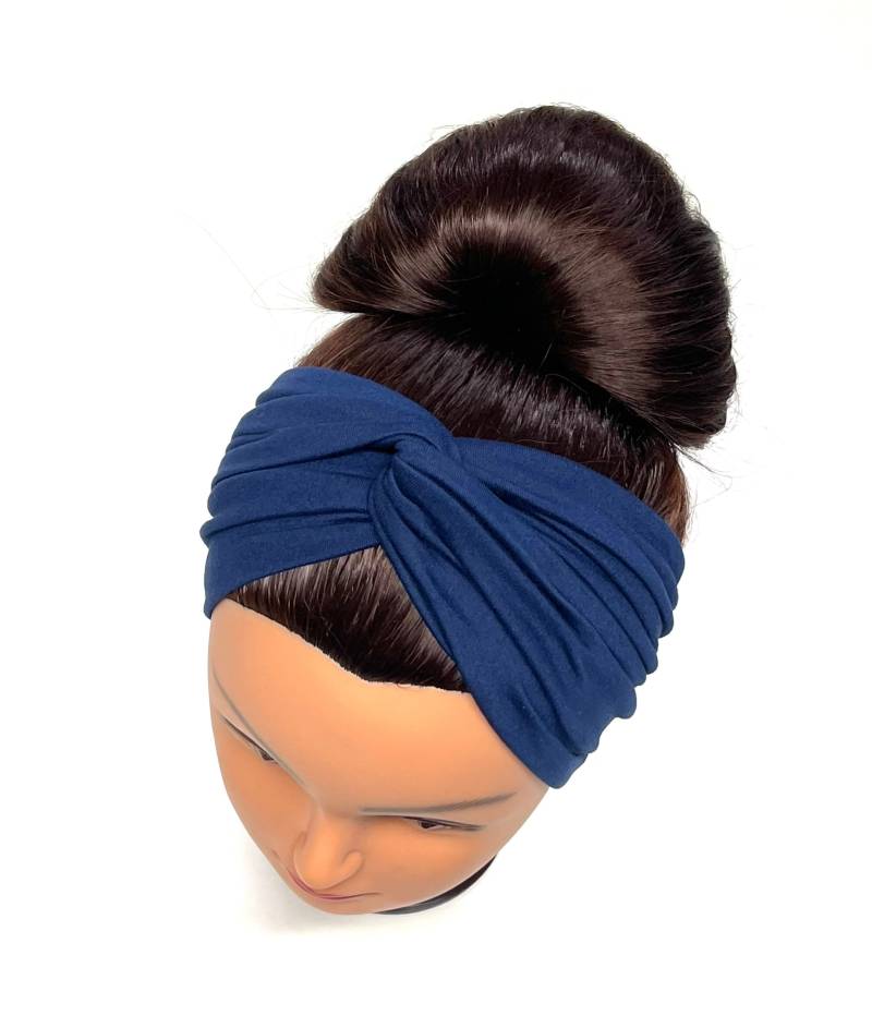 Turban Stirnband, Extra Breit Krankenschwester Breite Stirnbänder, Yoga Twist Stirnband von TimasHeadbands