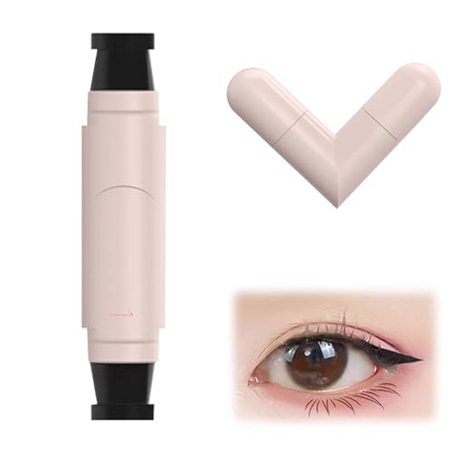 6er Faltbarer Eyeliner Stempel, Wasserfester Eyeliner Faltbarer Wischfester Kajalstift Für Perfekte Flügel Langanhaltend Pigmentiert Zum Einfachen Zeichnen Eines Exquisiten Make Up Looks (Schwarz) von Timasser