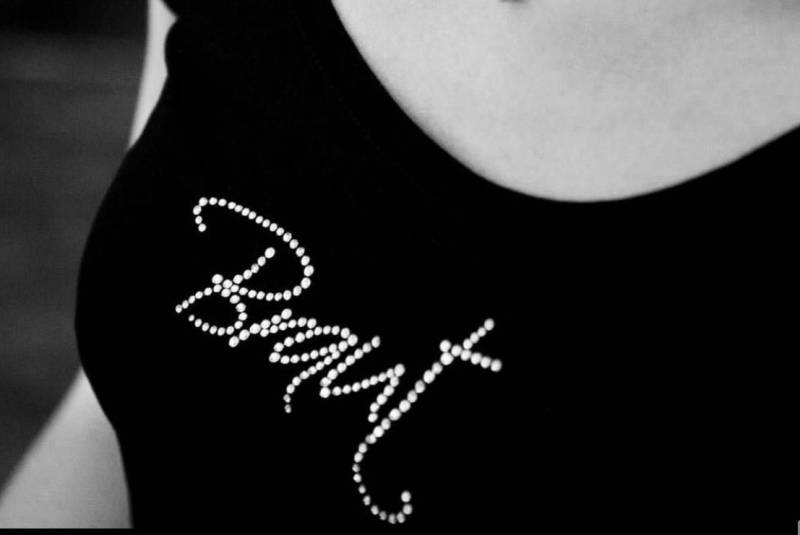 Custom Shirt With Swarovski Crystal Custom Shirt With Swarovski Crystal von Timbara