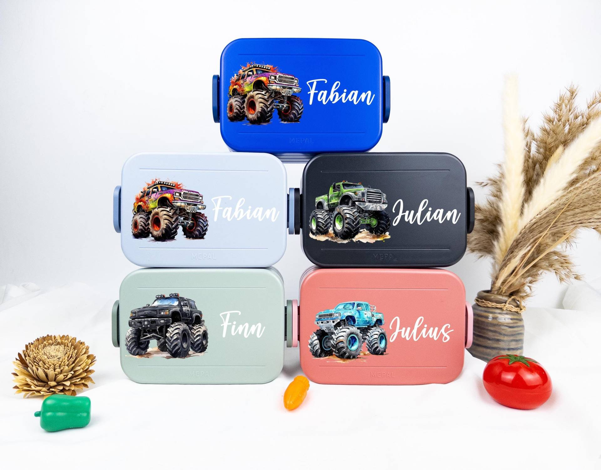 Brotdose Monstertruck Kinder, Lunchbox Für Junge Und Mädchen, Mit Name, Brotdose Kinder Personalisiert, Geschenk Kindergarten Brotdose Monstertruck Kinder, Lunchbox Für Junge Und Mädchen, Mit Name, Brotdose Kinder Personalisiert, Geschenk Kindergarten von TimberTalesCreations