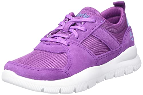 Timberland Boroughs Project L/F Ox (Youth) Sneaker Low Top, Medium Purple Suede, 34 EU von Timberland