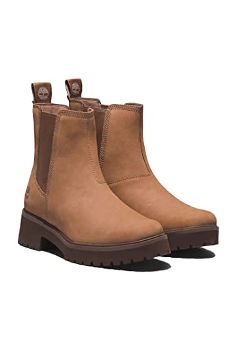 Timberland Damen Carnaby Cool Basic Chelsea Boot, Light Brown Nubuck, 39 EU von Timberland