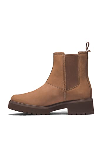 Timberland Damen Carnaby Cool Basic Chelsea Boot, Light Brown Nubuck, 39 EU von Timberland