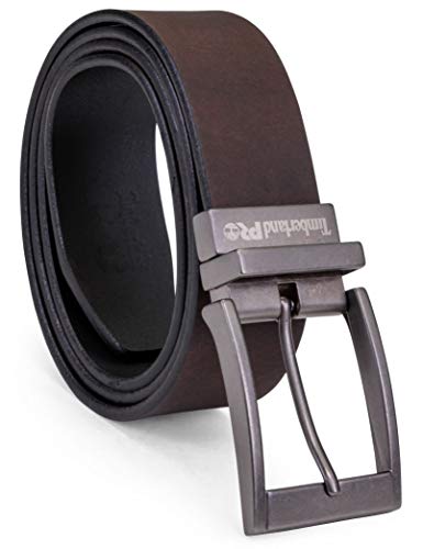 Timberland PRO Herren 38mm Harness Roller Reversible Leather Belt Gürtel, braun/schwarz, 42 von Timberland PRO