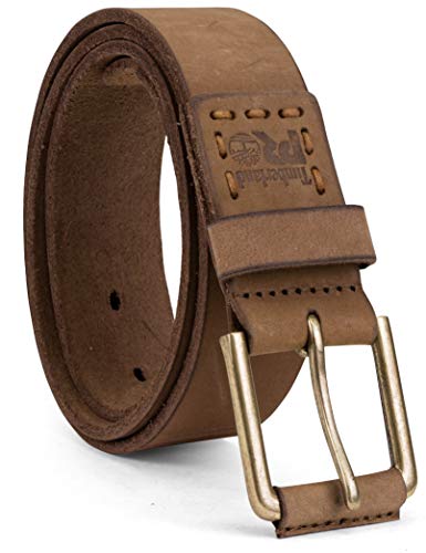 Timberland PRO Herren 40mm Workwear Leather Belt Gürtel, Weizen/Klimmzug, 50 von Timberland PRO