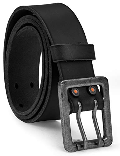 Timberland PRO Herren 42mm Double Prong Leather Belt Gürtel, schwarz, 44 von Timberland PRO