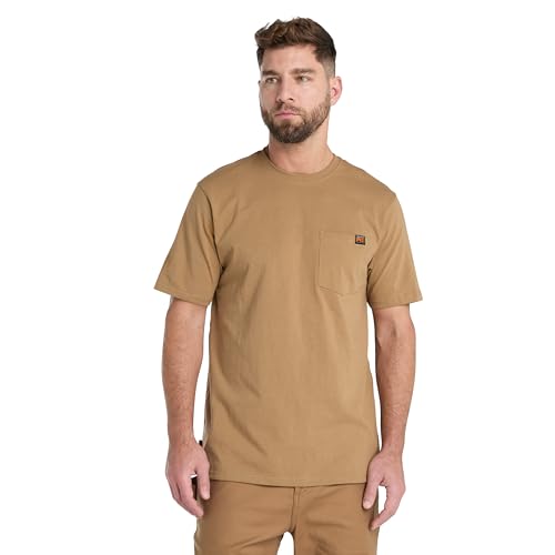 Timberland PRO Herren Core Pocket Short-Sleeve Arbeits-T-Shirt, Dark Wheat, 3X-Large Groß von Timberland PRO