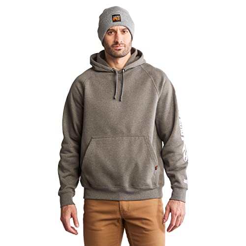 Timberland PRO Herren Hood Honcho Sport Pullover Kapuzenpullover, Dunkelgrau/Weiß, Large von Timberland PRO