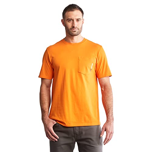 Timberland PRO Herren Kurzärmliges Basisplatte Arbeits-T-Shirt, Pro Orange, XX-Large von Timberland PRO