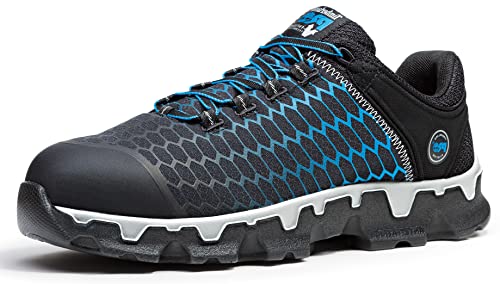 Timberland Pro Herren Legierung Sicherheit Zehen Elektrische Gefahr Powertrain Sport AL, Schwarz, Schwarz, Blau, 45.5 EU von Timberland Pro