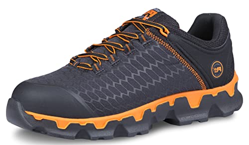 Timberland Pro Herren Legierung Sicherheit Zehen Elektrische Gefahr Powertrain Sport AL, Schwarz, Schwarz, Orange, 45 EU von Timberland Pro