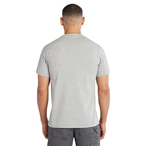 Timberland PRO Kurzärmeliges T-Shirt mit Core-Brust-Logo, Mittelgrau meliert, XX-Large Timberland PRO Kurzärmeliges T-Shirt mit Core-Brust-Logo, Mittelgrau meliert, XX-Large von Timberland PRO
