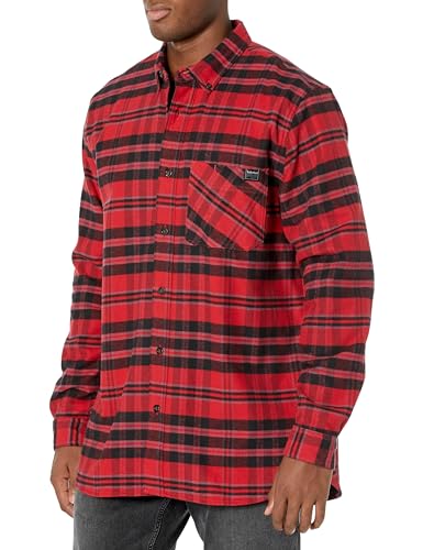 Timberland PRO Woodfort Herren Flanellhemd mittelschwer 2.0, Chili Pepper Yd, XX-Large von Timberland PRO