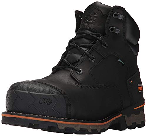 Timberland PRO Men's Boondock 6" Composite Toe Waterproof Industrial and Construction Shoe, Black Full Grain Leather, 11 M US von Timberland PRO