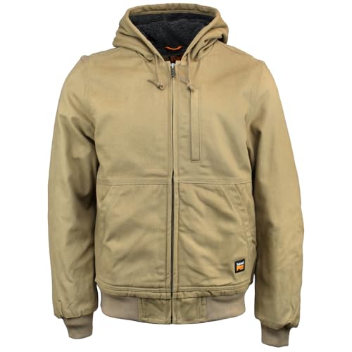 Timberland Pro Herren Gritman gefütterte Canvas-Kapuzenjacke, Dunkles Weizen von Timberland Pro