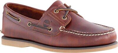 TIMBERLAND Herren Slipper / Bootsschuhe Icon Classic 2-Eye dark rootbeer smooth - Gr. - 43.5 von Timberland