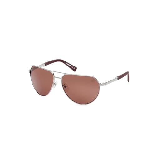 TIMBERLAND Polarisierte Pilot-Sonnenbrille für Herren, Vollrand, TB9340-H08H60, Glänzendes Rotguss, 60 von Timberland