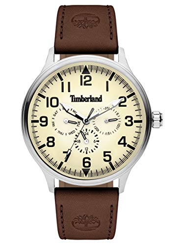 Timberland Herren Multi Zifferblatt Quarz Uhr mit Leder Armband TBL15270JS.14 von Timberland