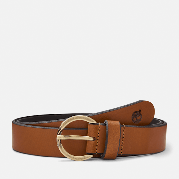 Timberland - 30 mm Gürtel aus Naturleder mit Twist-Schnalle für Damen in Braun, Damen, Braun, Größe: S von Timberland