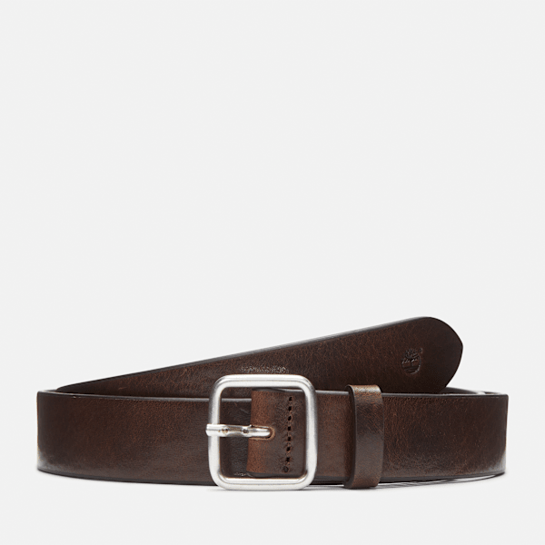Timberland - 30 mm Ledergürtel mit Flechtdetail für Damen in Braun, Frau, Braun, Größe: XL von Timberland