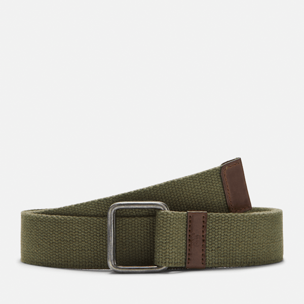 Timberland - 40 mm Webgürtel mit eckiger Schnalle für Herren in Grün, Mann, Grün, Größe: L Timberland - 40 mm Webgürtel mit eckiger Schnalle für Herren in Grün, Mann, Grün, Größe: L von Timberland