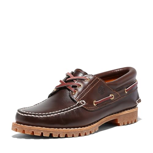 Timberland 51304 Heritage Noreen 3-Eye Handsewn Damen Mokassins, Braun (Brown Smooth), EU 38 von Timberland